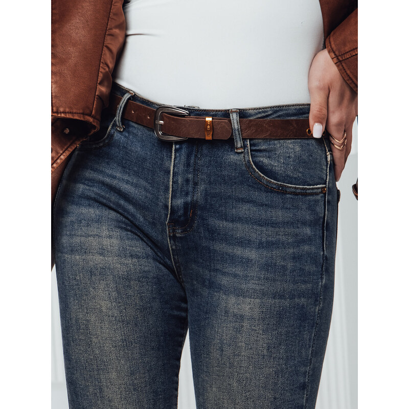 DStreet Dámske skinny rifle s opaskom 65404970