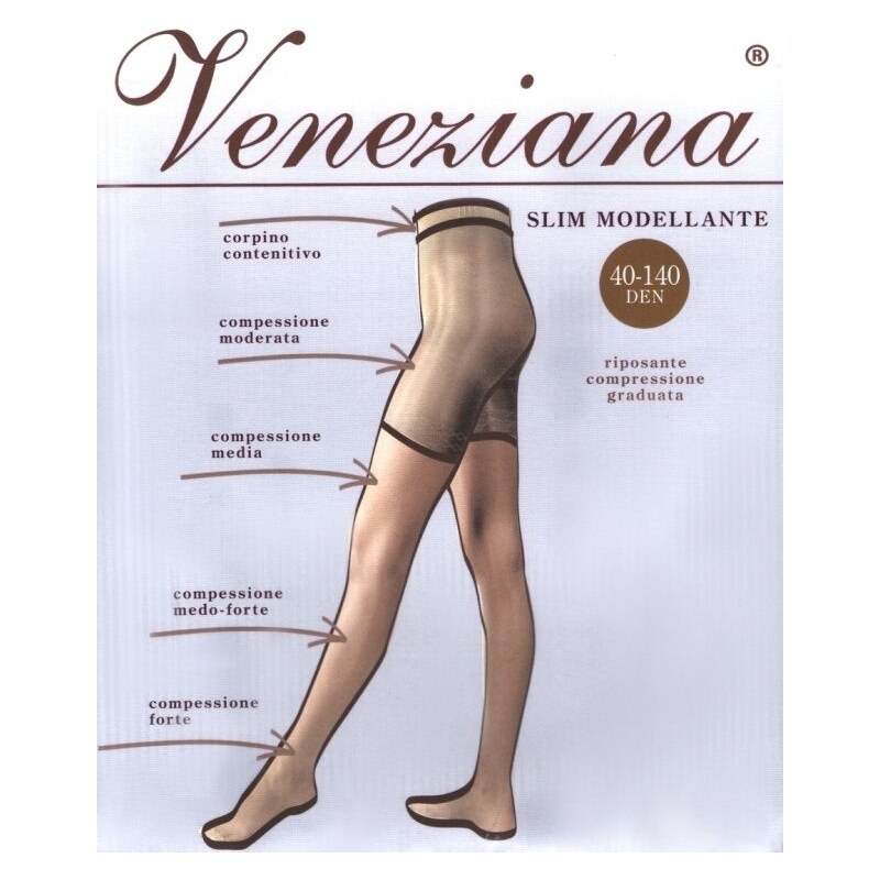Veneziana Pančuchy proti opuchom a únave nôh Slim 40/140 DEN-s, Farba 50066823