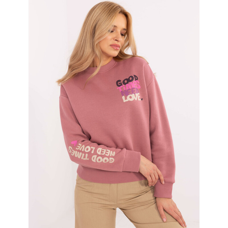 Sublevel Sweatshirt-D10600T02695A-dark pink 64665639