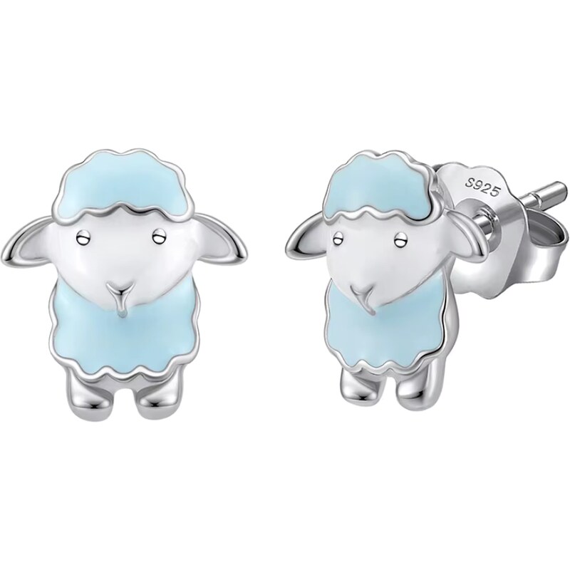 Olivie Stříbrné náušnice OVEČKA 9263 64346352