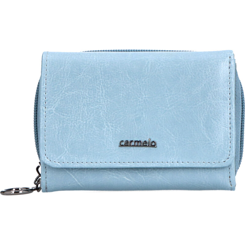 Dámska kožená peňaženka Carmelo modrá 2125 SM 64020448