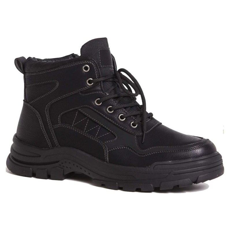 JUST MAZZONI Pánske čierne čižmy JACK 61114858