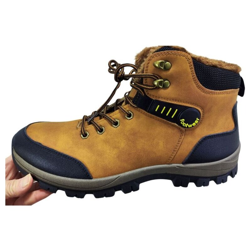 JUST MAZZONI Pánske hnedé zateplené čižmy CHRIS 61114859