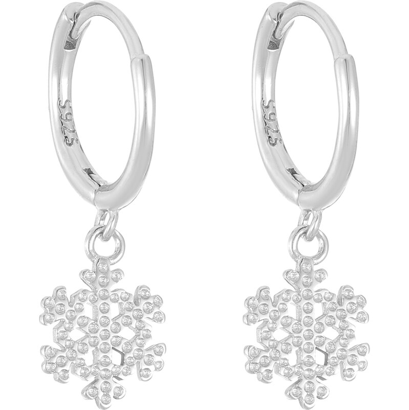 Olivie Strieborné náušnice SNEHOVÁ VLOČKA 9262 64346351