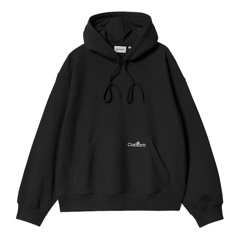 Carhartt WIP Hooded Label Script Sweat Black 65401571