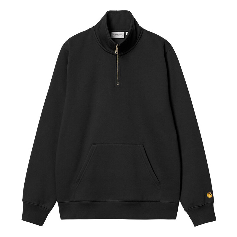 Carhartt WIP Chase Neck Zip Sweatshirt Black 65401581