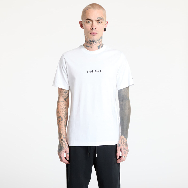Tričko Jordan Air Mens T-Shirt White/ Black/ Black XS 61128087