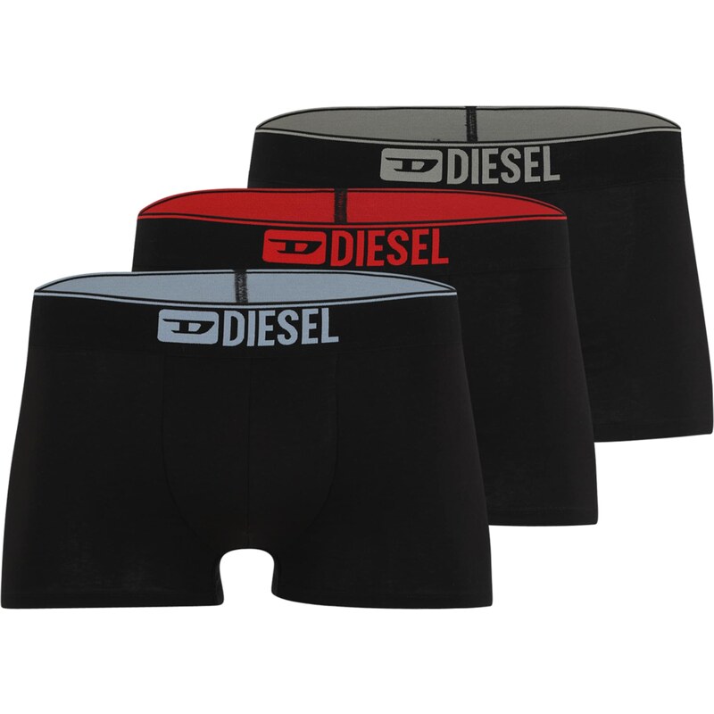 DIESEL Boxerky Damien modrosivá / sivá / červená / čierna 66857990