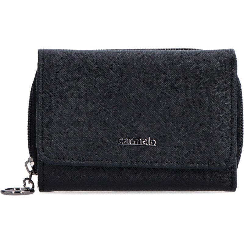 Dámska kožená peňaženka Carmelo čierna 2121 C 64020452