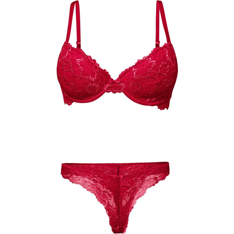 bonprix Vystužená podprsenka s kosticami + nohavičky (2-dielna sada), 62129910