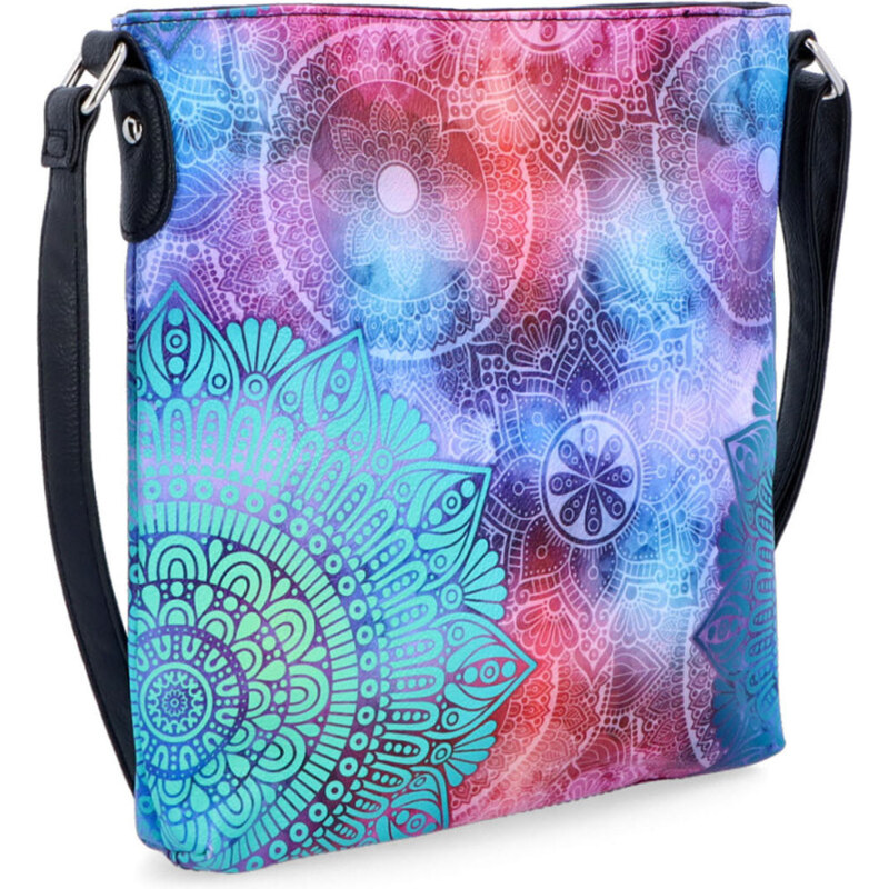 Kabelka zo syntetickej kože crossbody Indee multicolor 9300 52 C 64020484