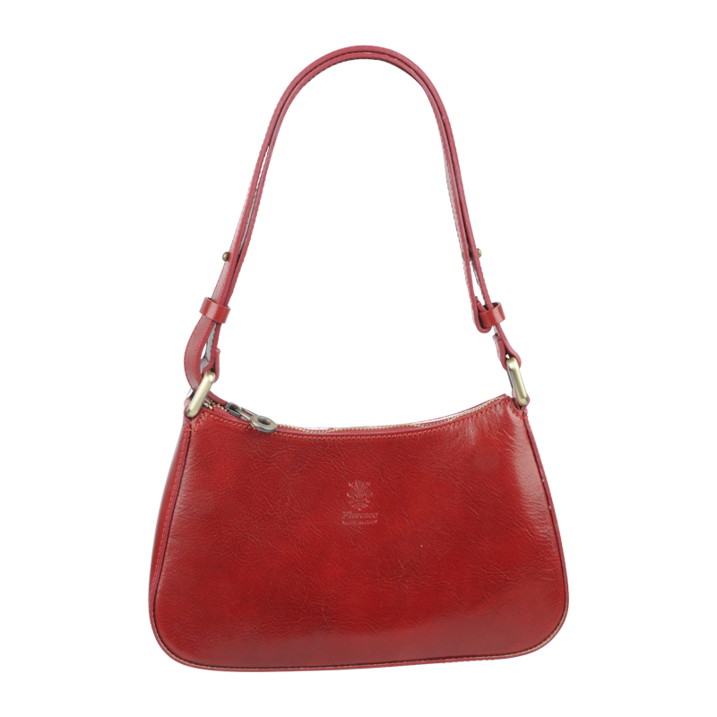 Červená kožená talianska kabelka Coletta Rossa NovaKabelka.sk 61188328