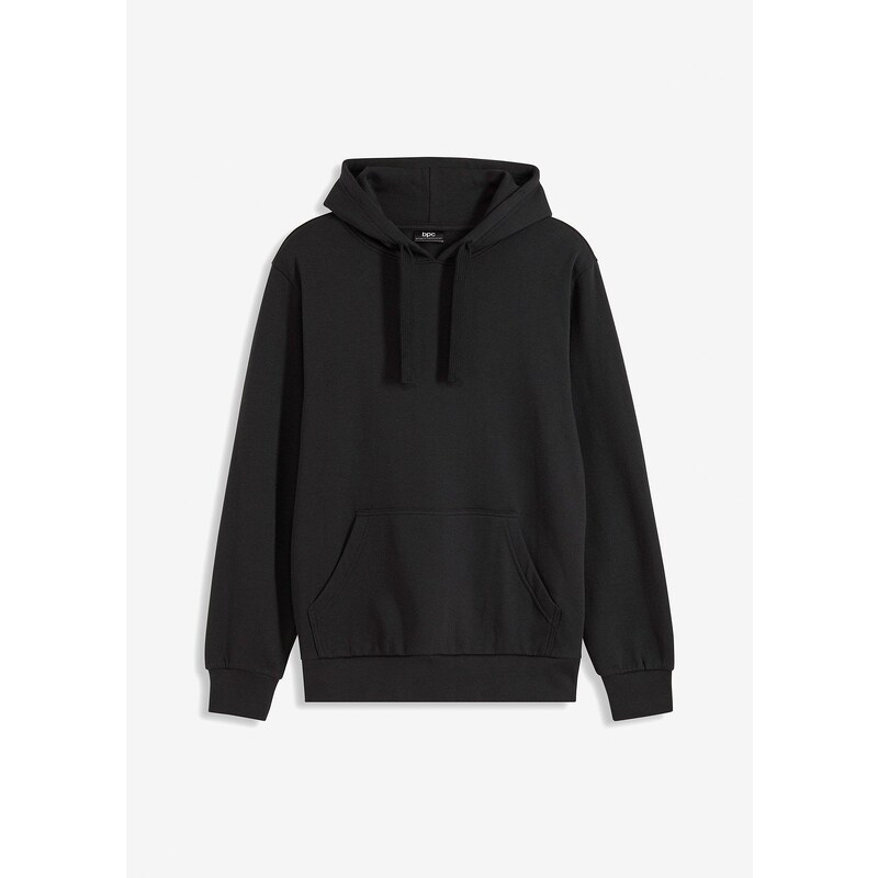bonprix Mikina s kapucňou, farba čierna 45737312