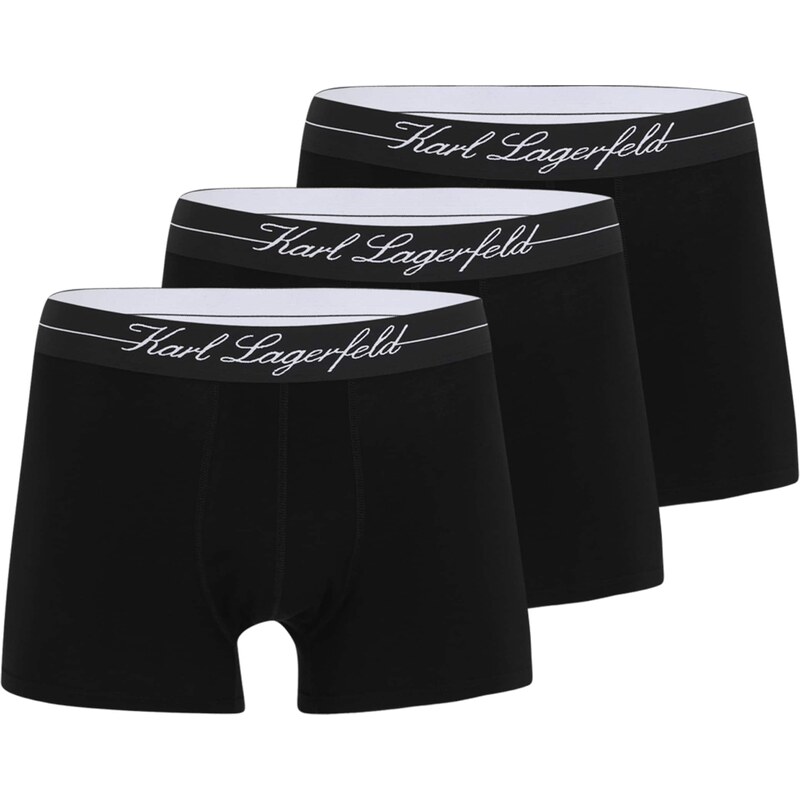 Karl Lagerfeld Boxerky čierna / biela 61833949