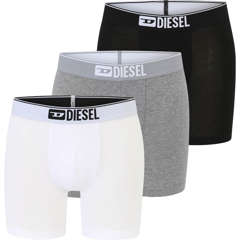 DIESEL Boxerky sivá / čierna / biela 66330214