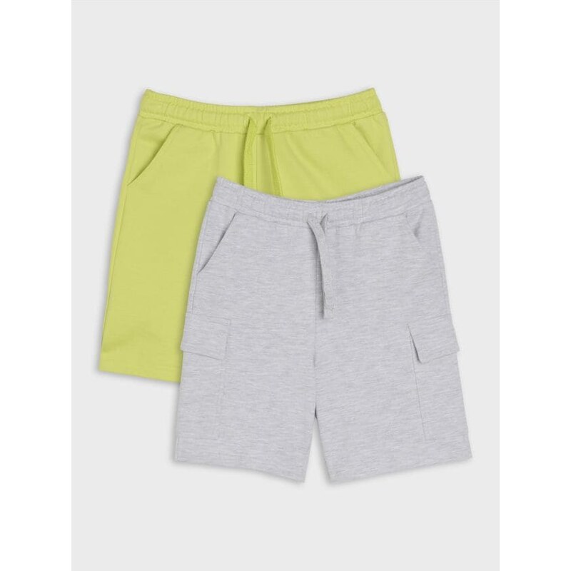 Sinsay - Súprava 2 šortiek - svetlošedá 65757792
