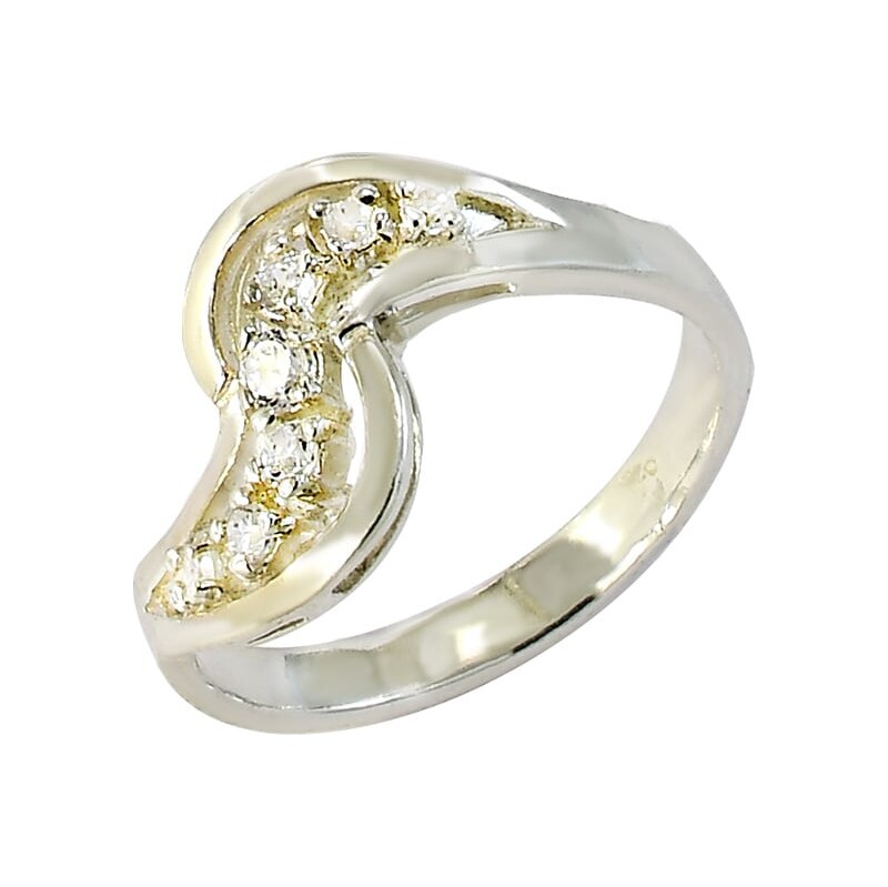 Strieborný prsteň Glare 732 61211555