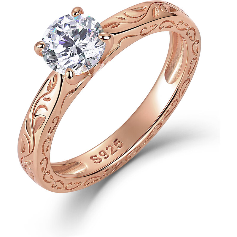 Olivie Strieborný prsteň JAR ROSE 9247 61214057