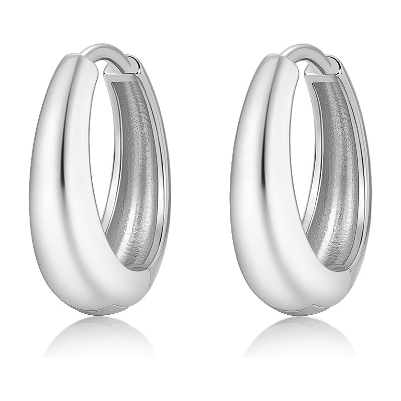 Olivie Stříbrné náušnice 16mm KRUHY 9285 65048745