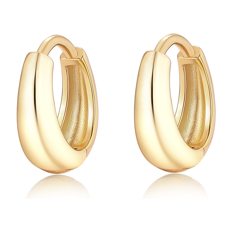 Olivie Stříbrné náušnice 12mm KRUHY 9287 64818275