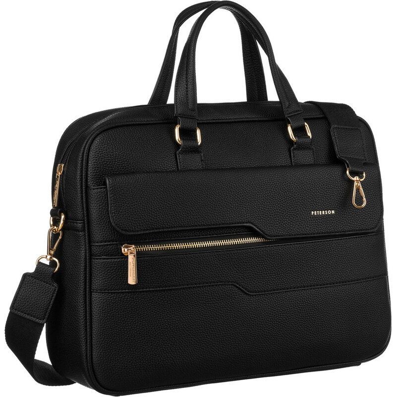 Peterson Čierna business taška na notebook PTN 8100 53169596