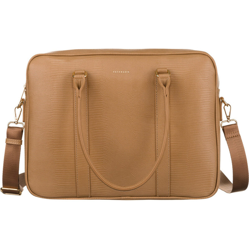 Peterson Tmavobéžová business taška PTN 1429 53169601
