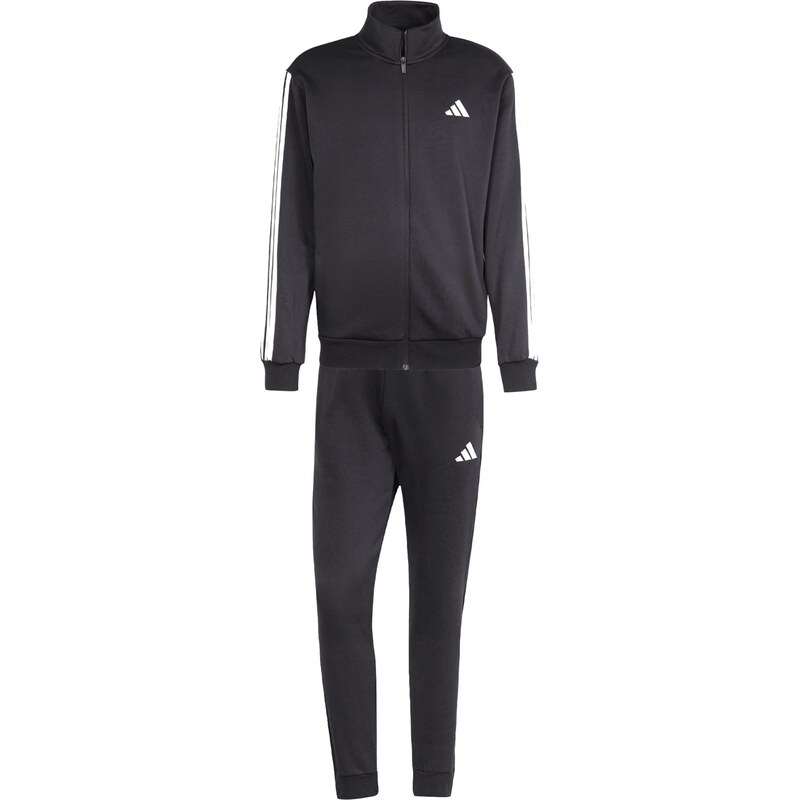 ADIDAS SPORTSWEAR Tréningový komplet 3-STRIPES FLEECE čierna / biela 61272351