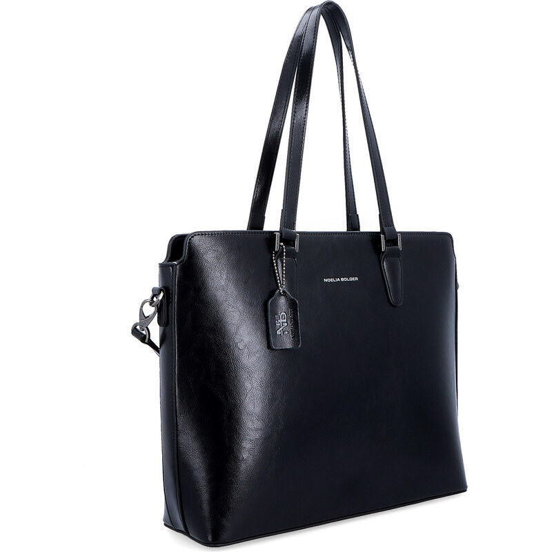 Kožená kabelka cez rameno Noelia Bolger čierna NB 0102 C 64020276