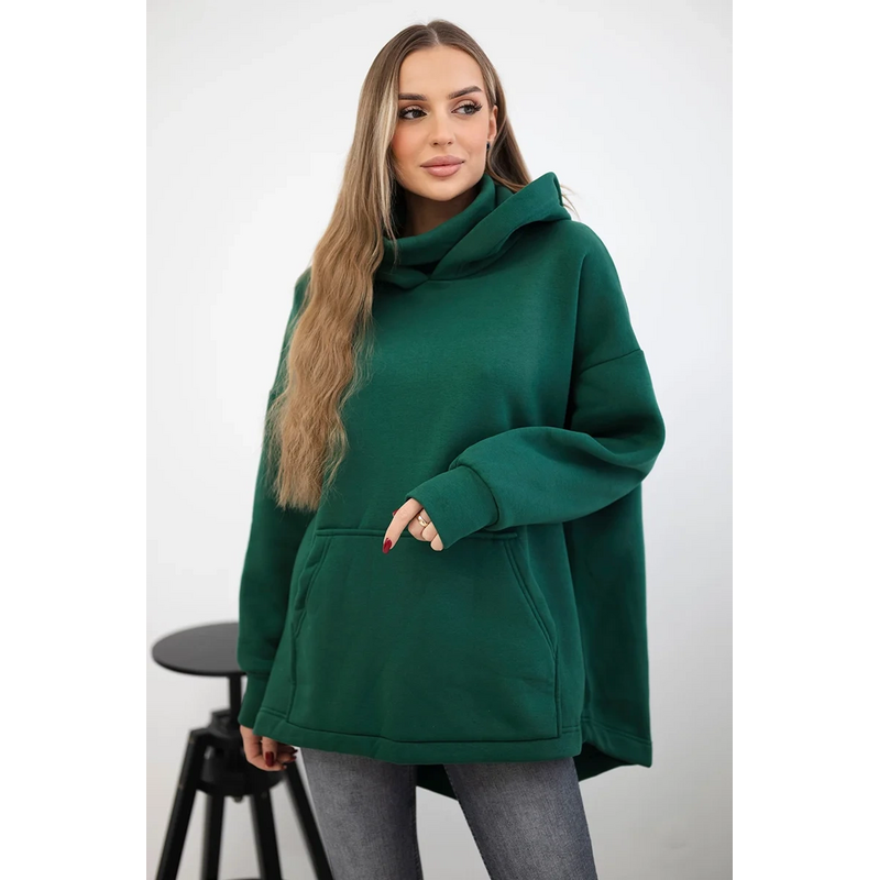 Kesi Zateplená mikina 9381 so zipsom na chrbte 63762353