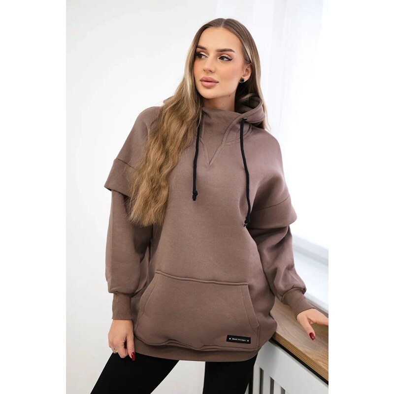 Zateplená mikina Stand so stojačikom 62527426