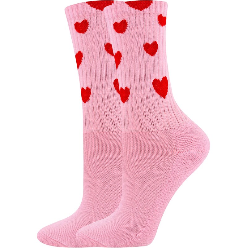 EWERS Ponožky Hearts ružová / červeno-fialová 61947121