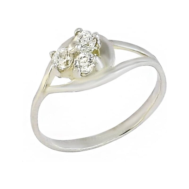 Strieborný prsteň Glare 755 61252841