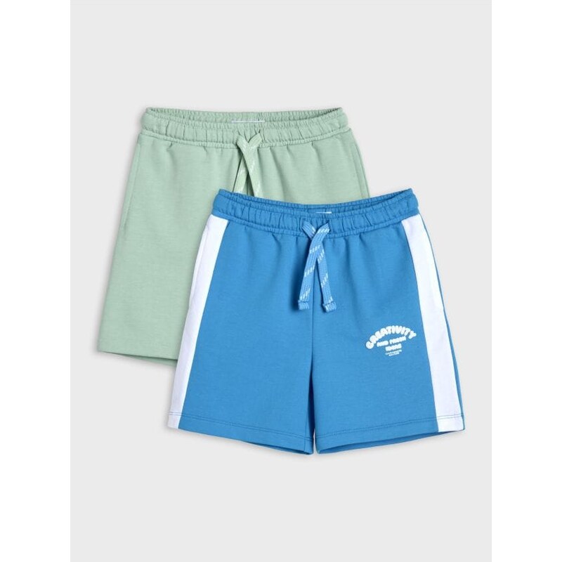 Sinsay - Súprava 2 šortiek - modrá 65757751