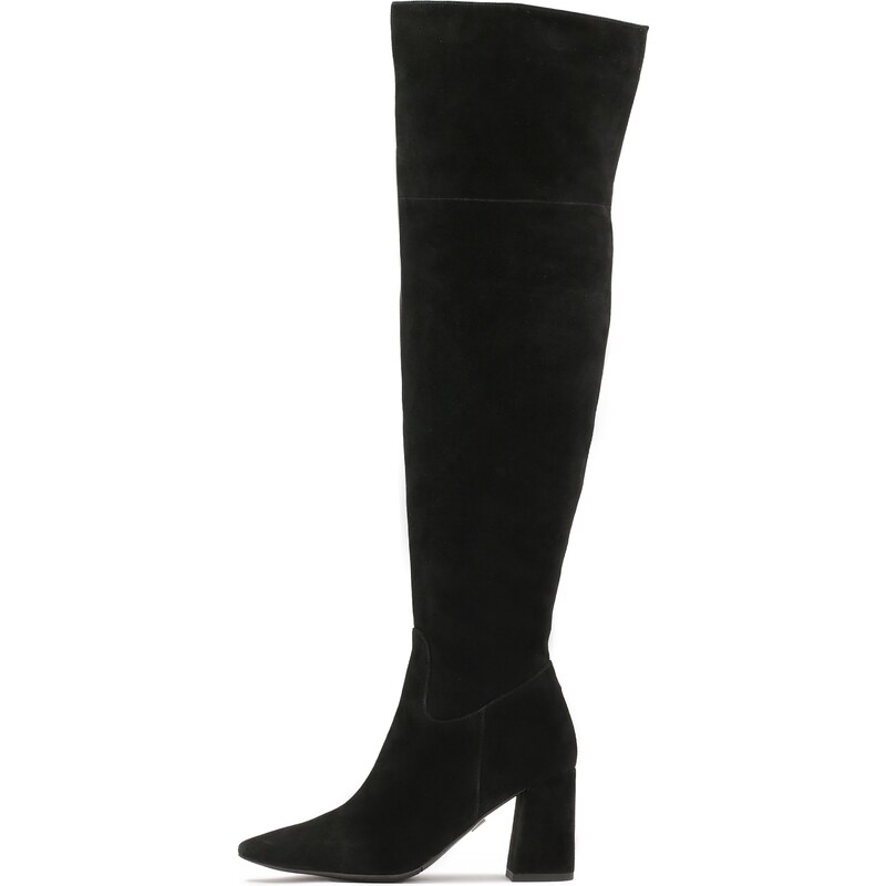 Kazar Čižmy nad koleno čierna 61315507