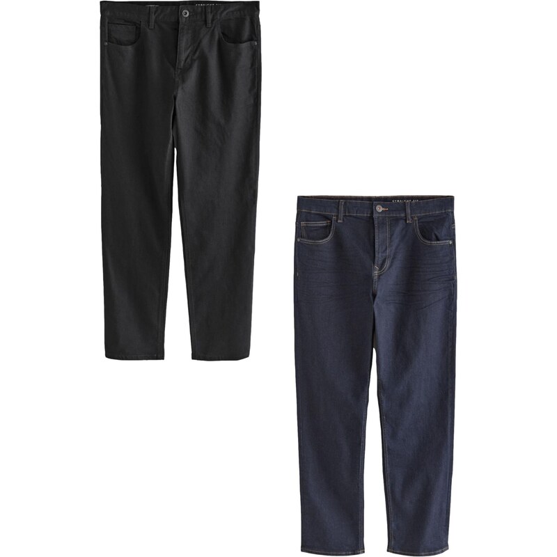 Next Džínsy tmavomodrá / čierna 62002232