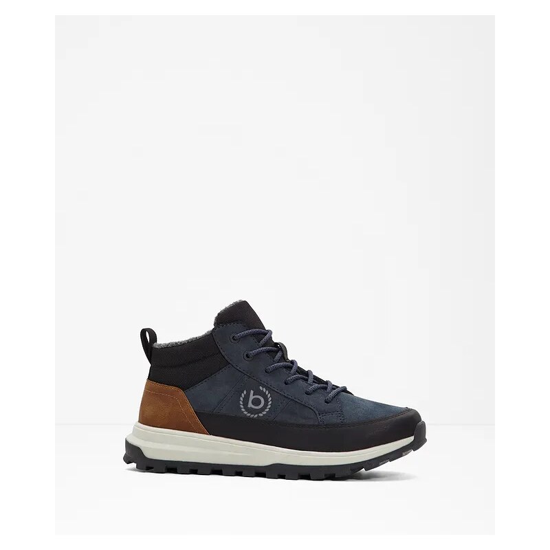 bonprix Šnurovacie čižmy bugatti, farba modrá 60211202
