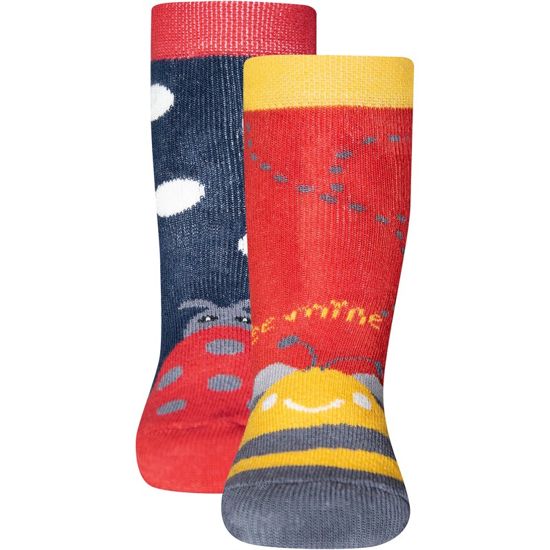 EWERS Ponožky námornícka modrá / červená / šedobiela 61947097