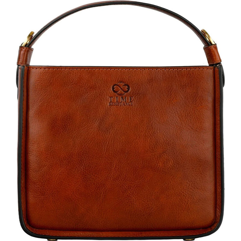 Glara Kožená talianska kabelka do spoločnosti 61284995