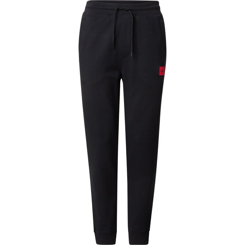 HUGO Nohavice Doak svetločervená / čierna 52327154