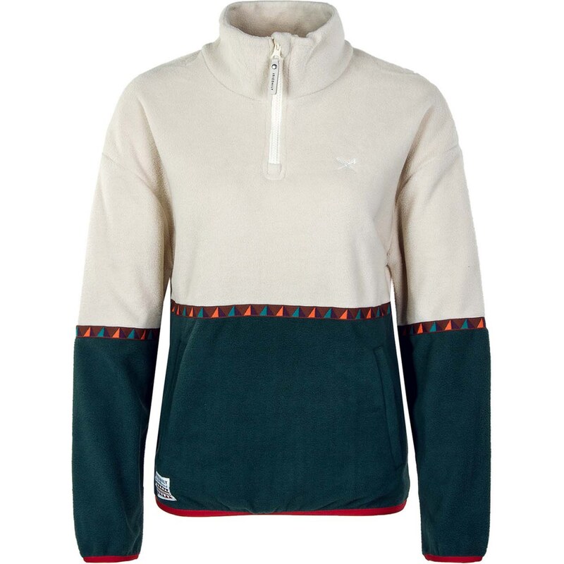 Iriedaily Sveter Holina zelená / červená / šedobiela 14691337