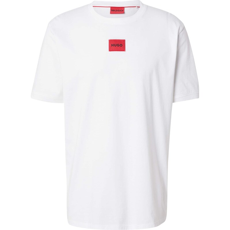 HUGO Tričko Diragolino212 svetločervená / čierna / biela 36009364