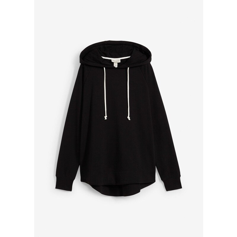 bonprix Mikina s kapucňou, farba čierna 61305703