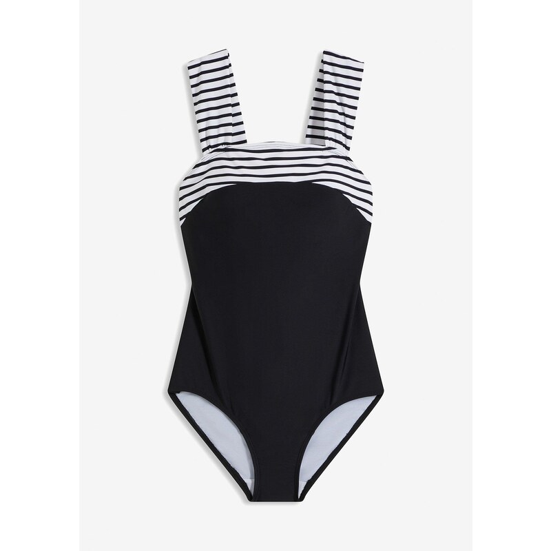 bonprix Jednodielne sťahovacie plavky, stredný tvarujúci efekt, farba 61305843