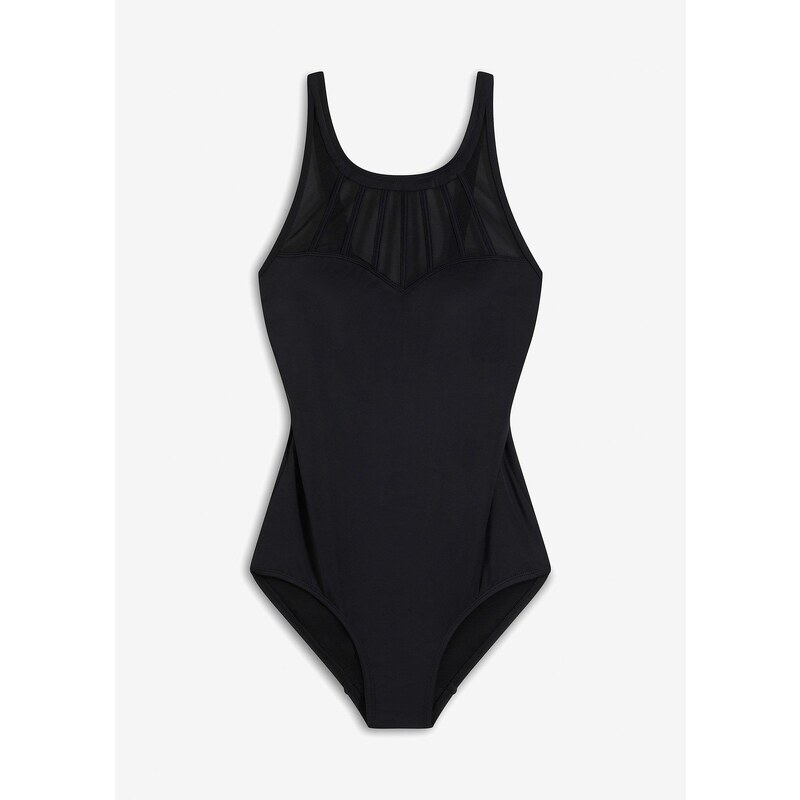 bonprix Sťahovacie plavky, stredný tvarujúci efekt, s transparentnou 61305845