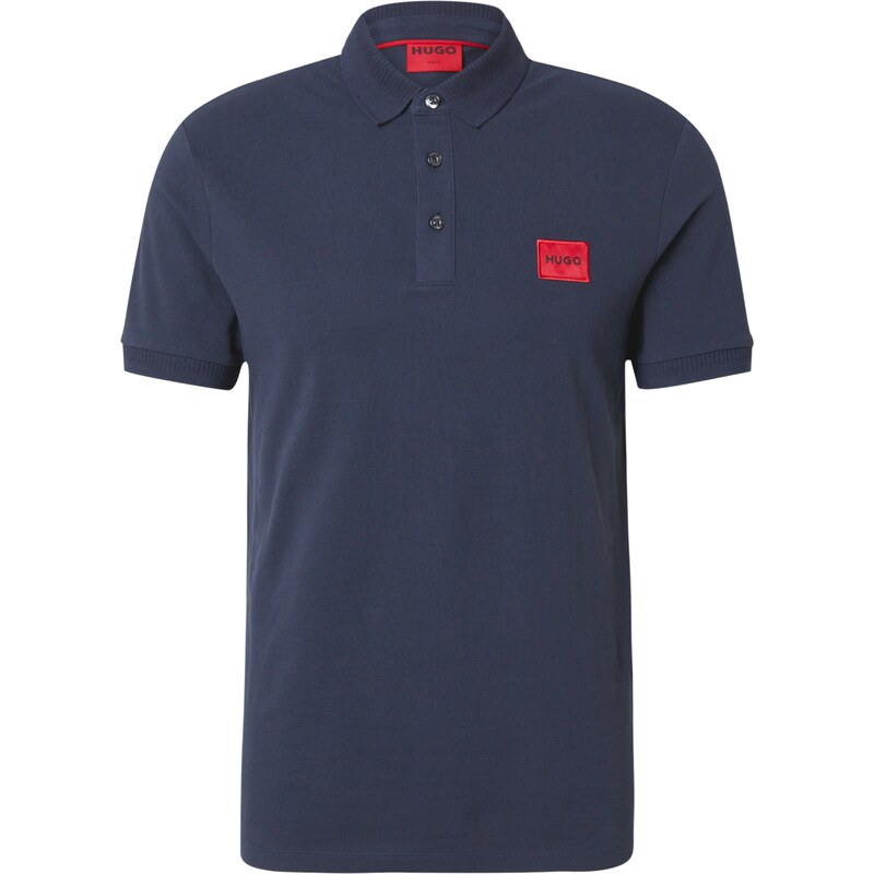HUGO Tričko Dereso tmavomodrá / červená 31508985