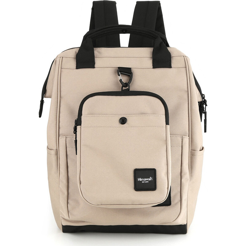 BASIC Himawari Béžový dámsky cestovný batoh s vreckom na prenosné 65151254