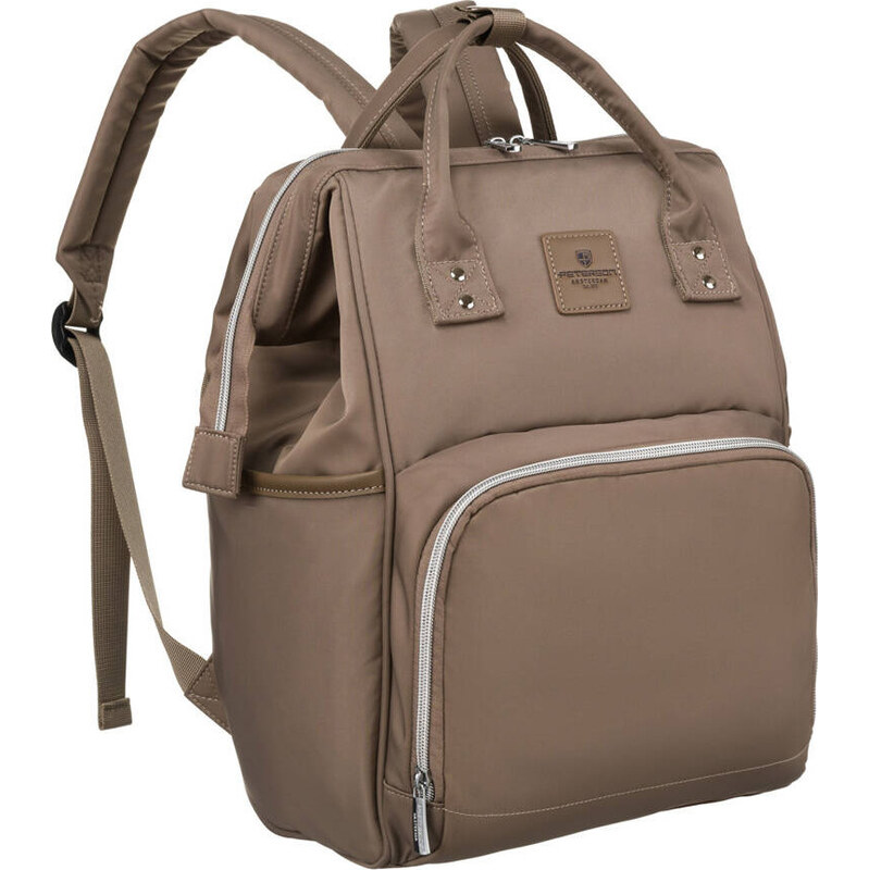 Peterson Béžový dámsky batoh s uchytením na kočík PTN MB2-6005 61532206