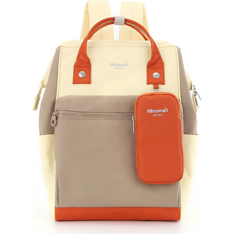 PETERSON Himawari Béžovo-žlto-oranžový dámsky batoh s praktickým 65151762