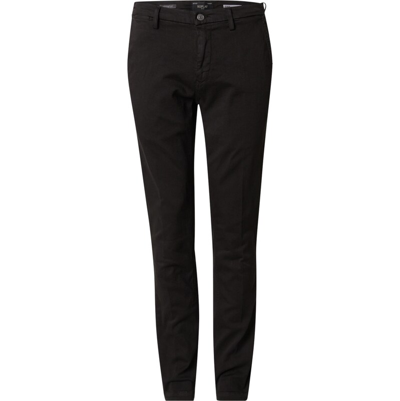 REPLAY Chino nohavice Zeumar čierna 65174535