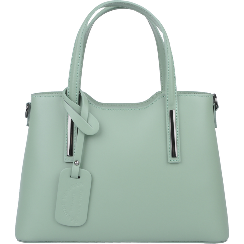 Zelená kožená talianska kabelka Isidora Menta Piccola NovaKabelka.sk 61371321